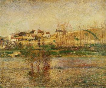 卡米耶 畢沙羅 Flood in Pontoise 卡米耶 畢沙羅 Flood in Pontoise